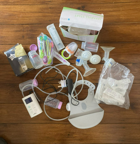 Breast pump bottles - breast, pump,